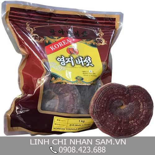 Nấm Linh Chi Đỏ Hàn Quốc (bịch - 1kg) Nấm Linh Chi Đỏ Hàn Quốc (bịch - 1kg)
